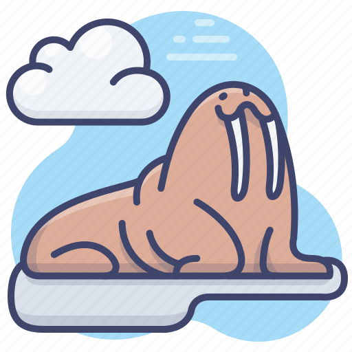 Animal, sea, walrus, zoo icon - Download on Iconfinder