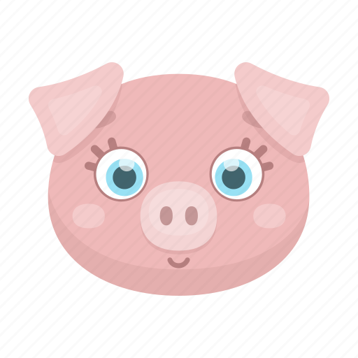 Animal, cute, muzzle, penny, pet, pig, toy icon - Download on Iconfinder
