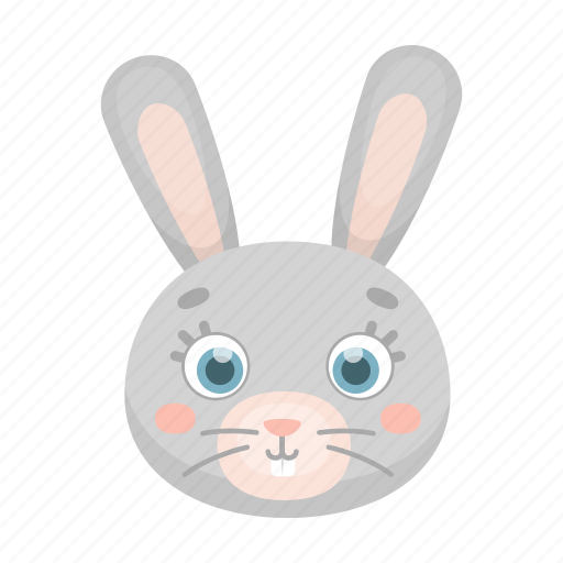 Animal, cute, muzzle, rabbit, toy icon - Download on Iconfinder