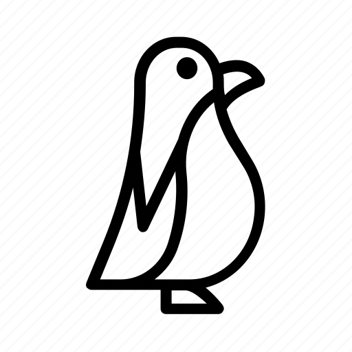 Penguin, animal, bird, ice, antarctica icon - Download on Iconfinder