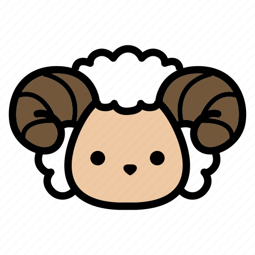 Animal, sheep, nature, fleece, zoo, pet, forest icon - Download on Iconfinder