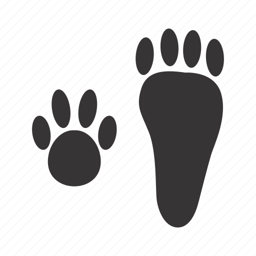 Hare, paws, traces icon - Download on Iconfinder