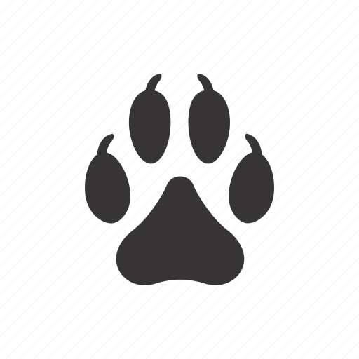 Foot, paw, trace, wolf icon - Download on Iconfinder