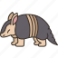 armadillo, scale, wild, animal, forest 