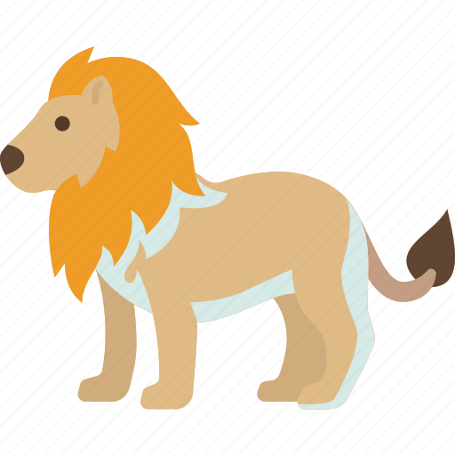 Lion, carnivore, mammal, wildlife, animal icon - Download on Iconfinder