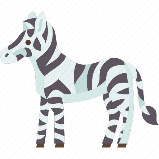 Zebra, wildlife, herbivore, safari, mammal icon - Download on Iconfinder