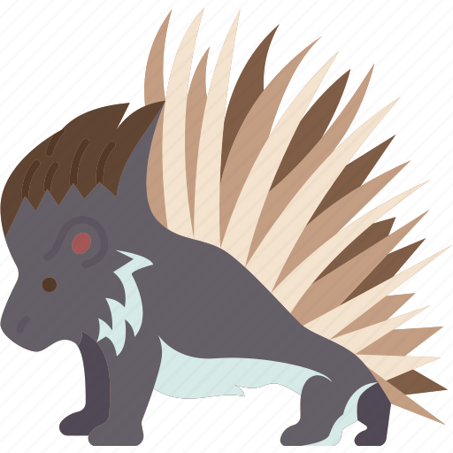Porcupine, spines, rodent, forest, animal icon - Download on Iconfinder