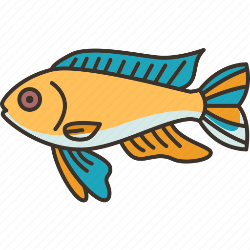 Cichlid, fish, aquarium, freshwater, animal icon - Download on Iconfinder