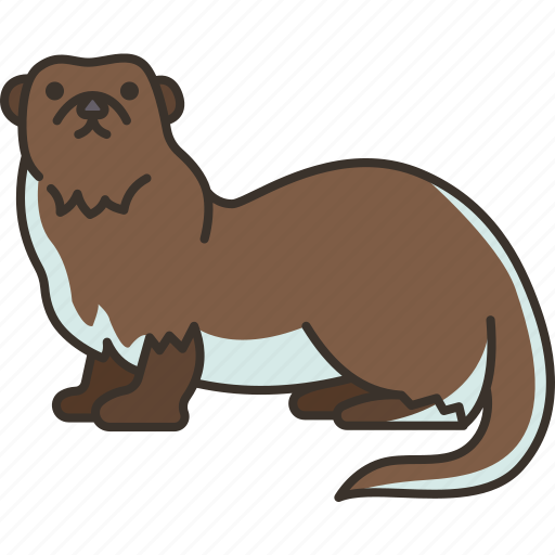 Otters, wildlife, aquatic, mammal, animal icon - Download on Iconfinder