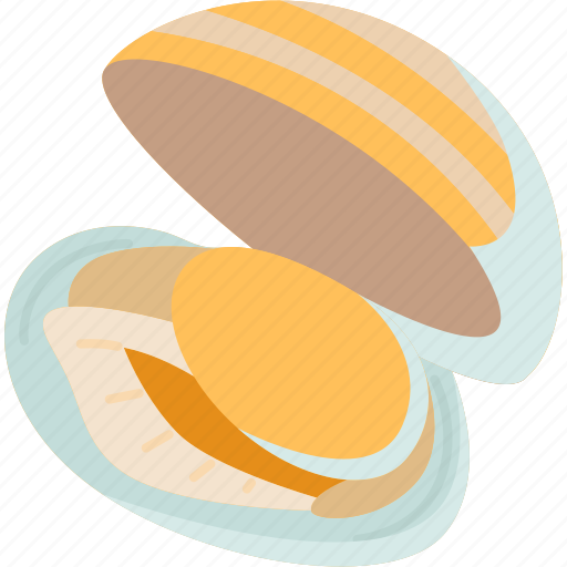 Shellfish, mussel, clam, mollusk, seafood icon - Download on Iconfinder