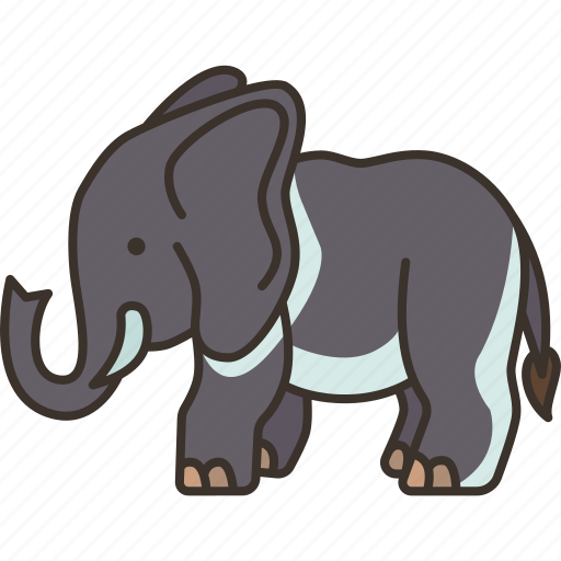 Elephant, wildlife, mammal, trunk, animal icon - Download on Iconfinder