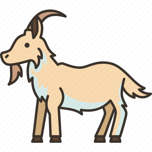 Goat, cattle, livestock, domestic, dairy icon - Download on Iconfinder