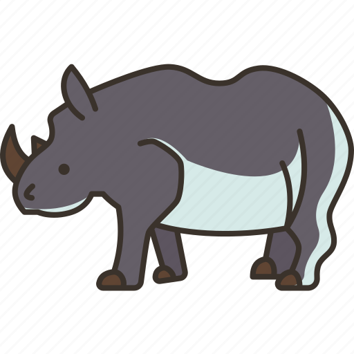 Rhinoceros, wildlife, safari, herbivore, africa icon - Download on Iconfinder