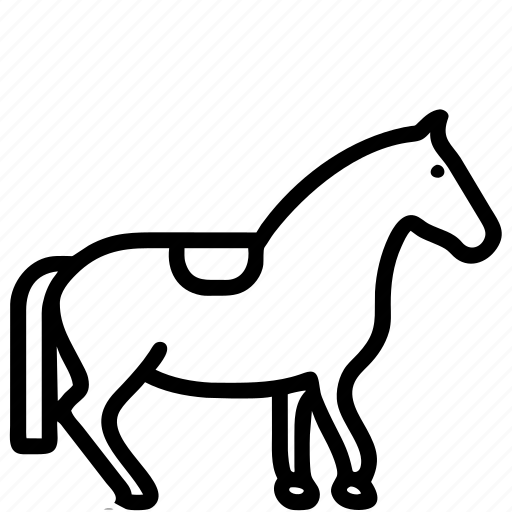 Horse, animal, pet, farm, manege, mare, pony icon - Download on Iconfinder
