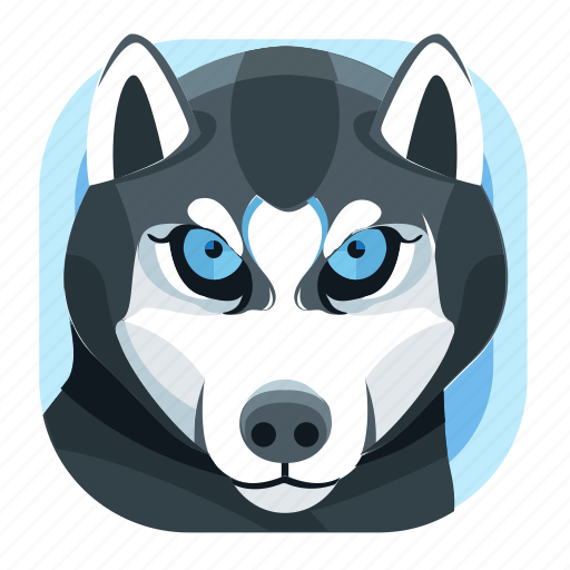 Animal, dog, husky icon, pet, zoo icon - Download on Iconfinder