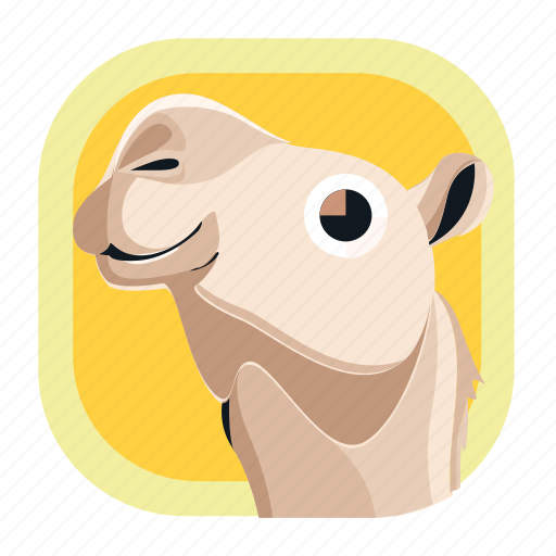 Animal, arab, camel, dessert, egypt, wildlife, zoo icon - Download on Iconfinder