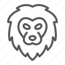 animal, head, king, lion, logo, wild, zoo