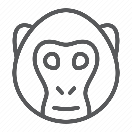 Animal, head, logo, monkey, simian, wild, zoo icon - Download on Iconfinder