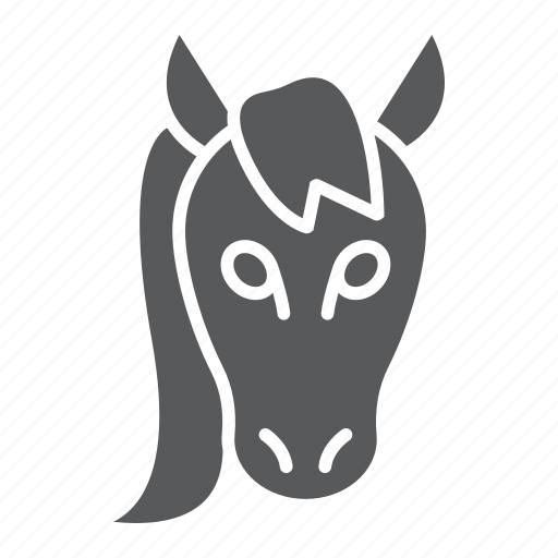 Animal, head, horse, logo, mustang, wild, zoo icon - Download on Iconfinder