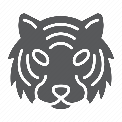Animal, danger, head, logo, tiger, wild, zoo icon - Download on Iconfinder