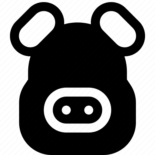 Boar, domestic, hog, livestock, pig icon - Download on Iconfinder