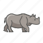 animal, rhinoceros, wild 