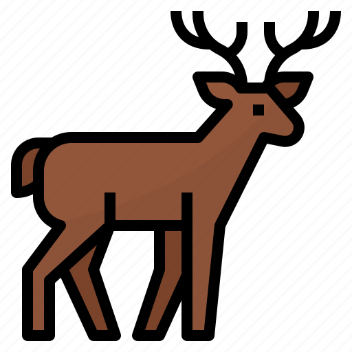 Animals, deer, moose, wild icon - Download on Iconfinder