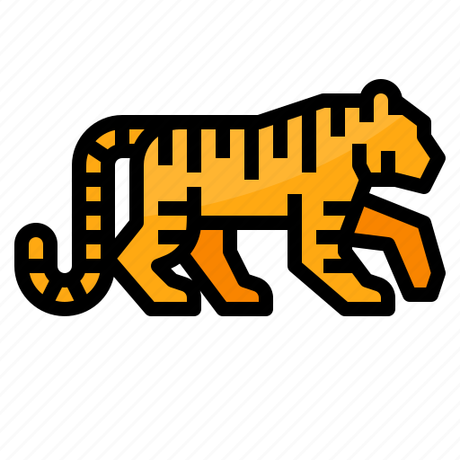 Animals, predator, tiger, wild icon - Download on Iconfinder