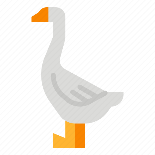 Animals, aquatic, bird, goose icon - Download on Iconfinder
