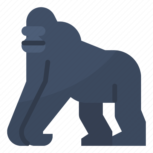 Africa, animals, gorilla, wild icon - Download on Iconfinder