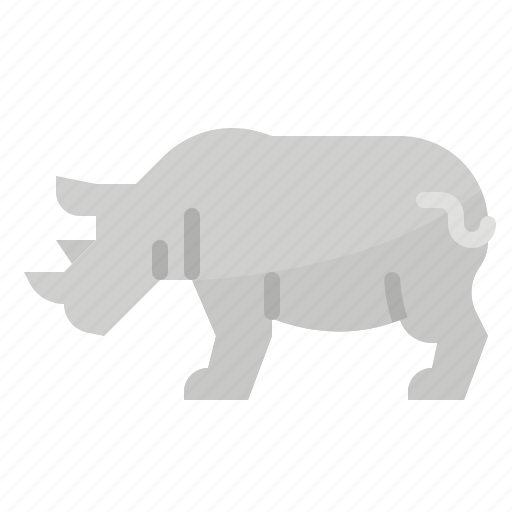 Africa, animals, rhino, zoo icon - Download on Iconfinder