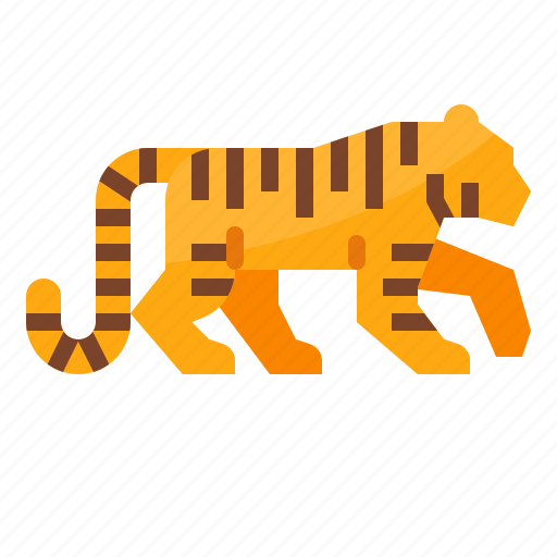 Animals, predator, tiger, wild icon - Download on Iconfinder