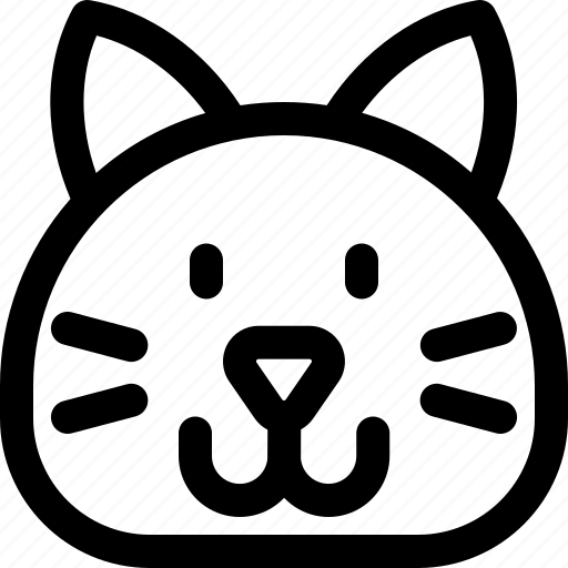 Cat, domestic, house cat, whiskers, whisker, animal icon - Download on Iconfinder