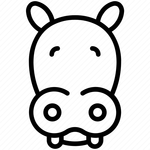 Pig, hog, cob, oinker, wild, hippopomatus, animals icon - Download on Iconfinder