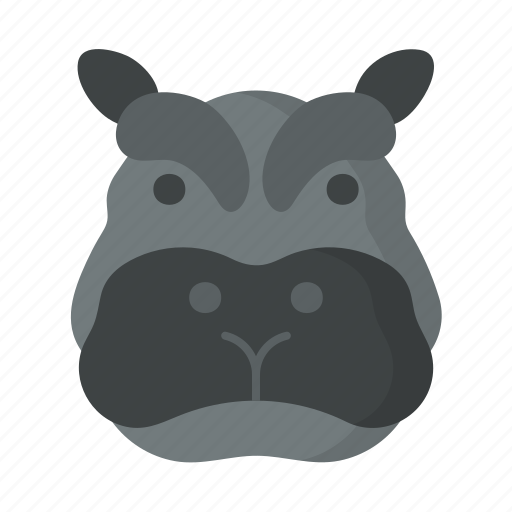 Hippo, animal, zoo, wild, animals icon - Download on Iconfinder