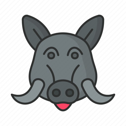 Boar, wild boar, animal, wild, forest icon - Download on Iconfinder