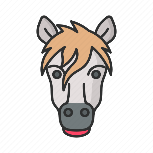 Horse, animal, zoo, farm, wild icon - Download on Iconfinder