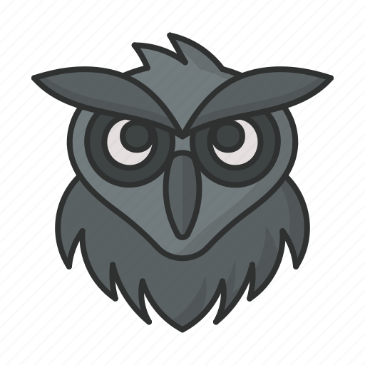 Owl, bird, animal, face, cute icon - Download on Iconfinder