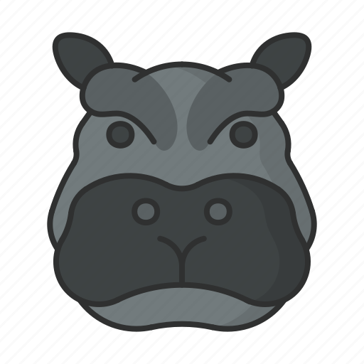 Animal, zoo, wild, hippo, animals icon - Download on Iconfinder