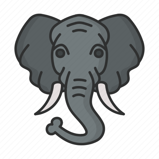 Elephant, animal, zoo, forest, wild icon - Download on Iconfinder