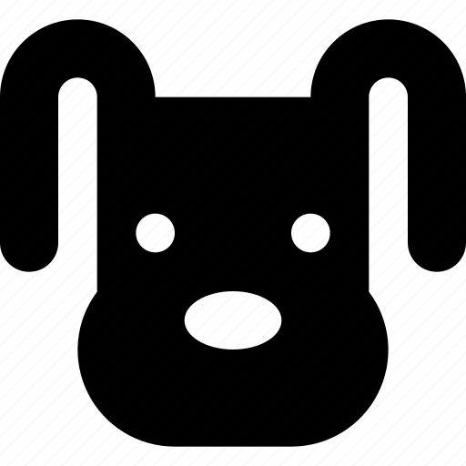 Dog, face icon - Download on Iconfinder on Iconfinder