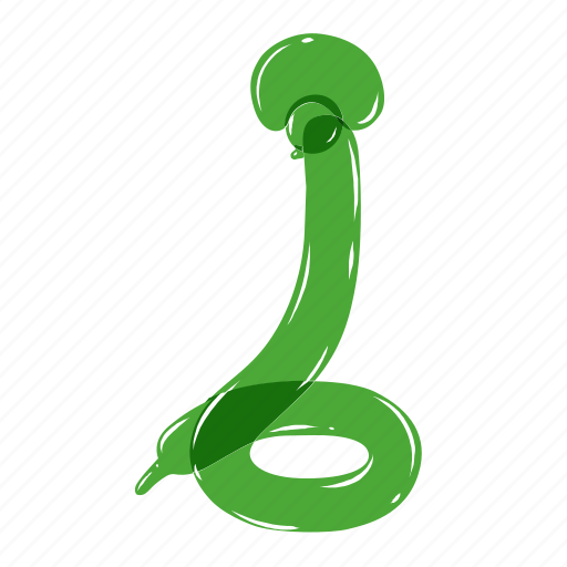 Airy, animals, balloons, birthday, green, snake icon - Download on Iconfinder