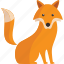 fox, animal, cute, wild 