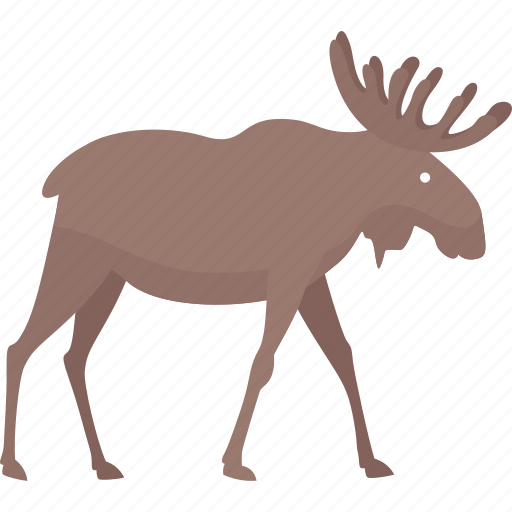 Moose, animal, forest, wild icon - Download on Iconfinder