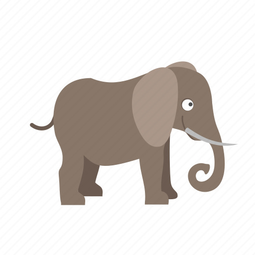 Animal, elephant, african, baby, safari, trunk icon - Download on Iconfinder