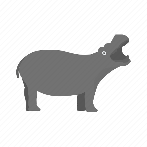 Hippo, hippopotamus, africa, animal, hippos, kenya, wildlife icon - Download on Iconfinder
