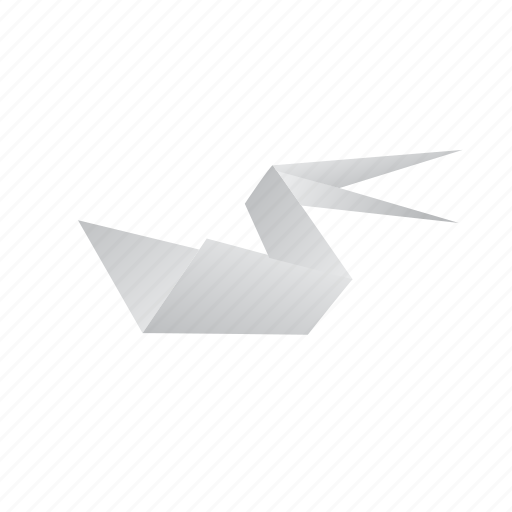 Animals, classic, origami, paper, pelican icon - Download on Iconfinder