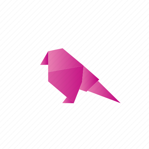 Animals, classic, origami, paper, parrot icon - Download on Iconfinder