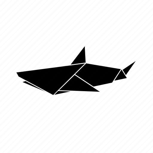 Animals, fish, origami, sea, shark icon - Download on Iconfinder