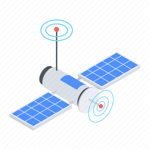 Network satellite, artificial satellite, communication satellite, gps satellite, space station icon - Download on Iconfinder